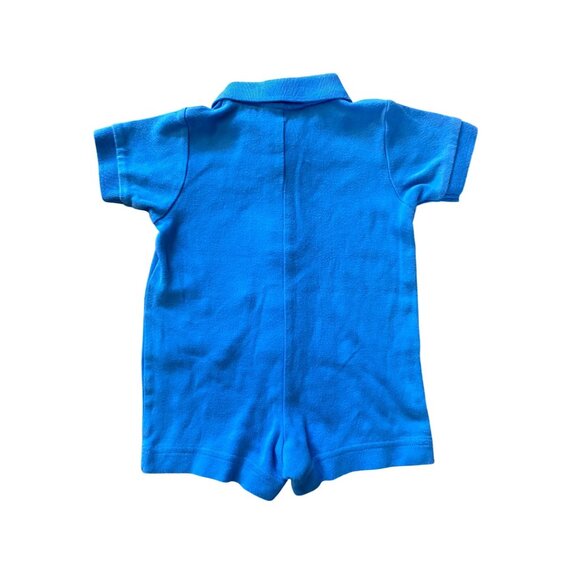 Vintage Baby Curfew baby boy collared short romper - size 0/3 months - Picture 3 of 3